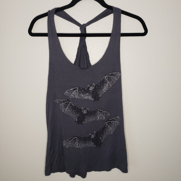 Hot Topic Tops - HOT TOPIC Gem Bats Tank Top Size S/M